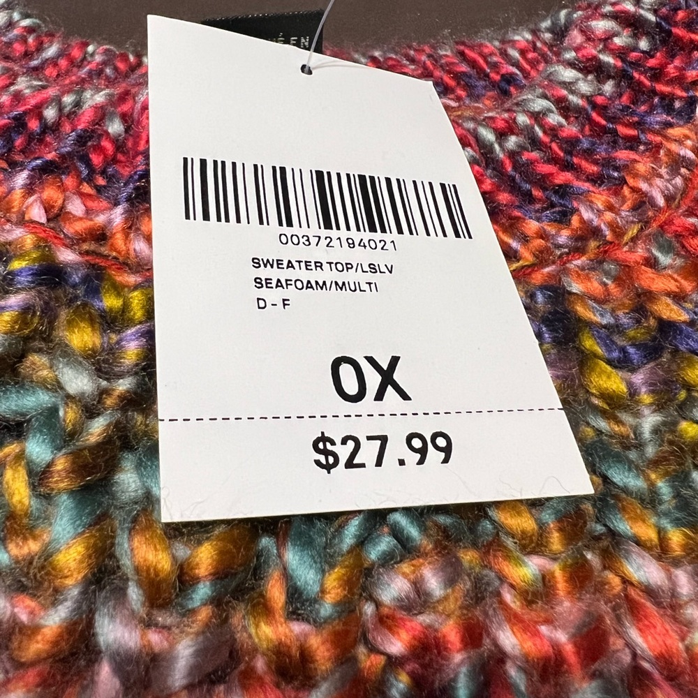 NWT cropped sweater